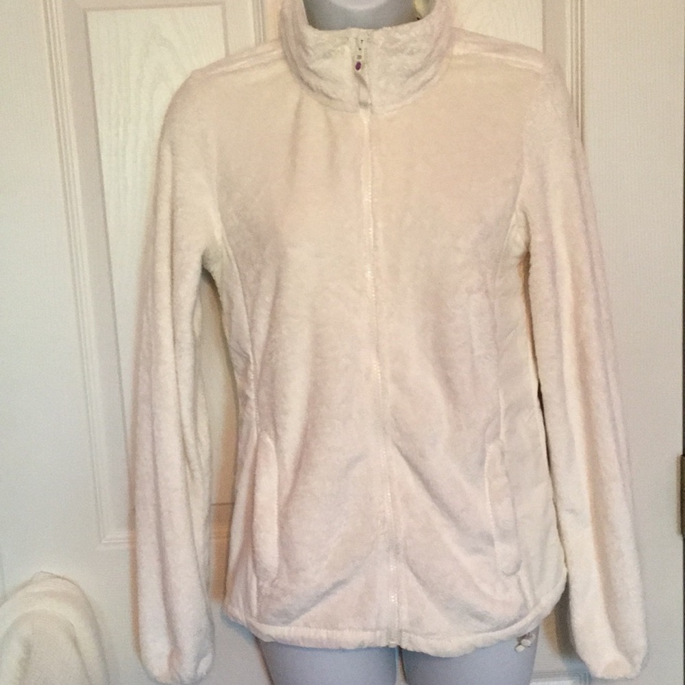 Ivory Aeropostale Faux Fur Jacket